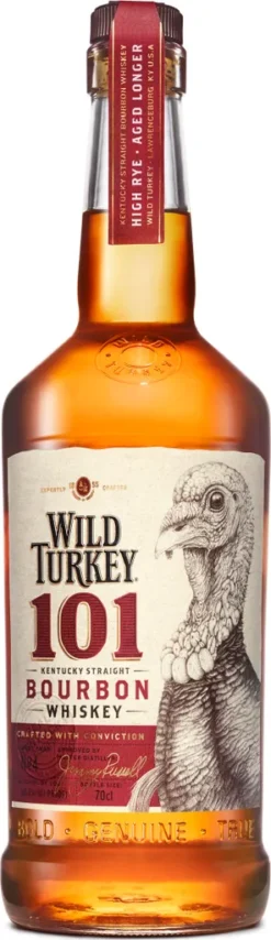 Wild Turkey 101 Kentucky Straight Bourbon Whiskey | 50,5 % Vol | 0,7 L