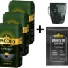 JACOBS Kaffeebohnen Expertenröstung Espresso 3 Kg Ganze Espressobohnen + 1 Jacobs Barista Becher + 1 Dose -Haribo || Tassimo || Senseo Verkaufsgeschäft 5f2c4f55c172c4fd269b48c61e528aa4