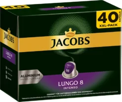 JACOBS Kapseln Lungo Intenso 5 X 40 Nespresso®* Kompatible Kaffeekapseln -Haribo || Tassimo || Senseo Verkaufsgeschäft 5ffed38f268b5adcf1b22ac951b000a6