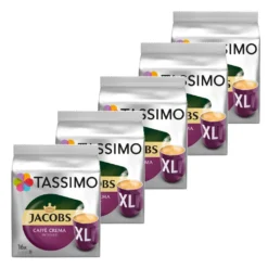 TASSIMO Jacobs Caffè Crema Intenso XL 5er Pack T Discs Kapseln 5 X 16 Getränke -Haribo || Tassimo || Senseo Verkaufsgeschäft 614461b4610f83107af3ccf6a5005537