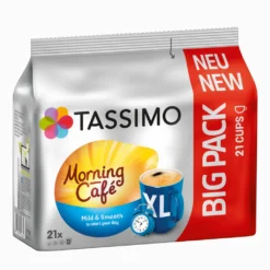 TASSIMO Morning Café XL Mild & Smooth, Kaffeekapseln, XL 21er -Haribo || Tassimo || Senseo Verkaufsgeschäft 6167c6f7825e1c7d996eb7ff8d0740ac