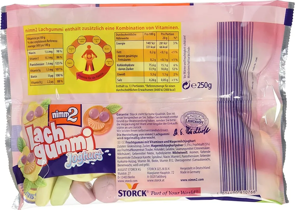 Nimm 2 Lachgummi Joghurt Fruchtgummi 250 G 8 Nimm 2 Lachgummi Joghurt Fruchtgummi 250 G – Bild 6