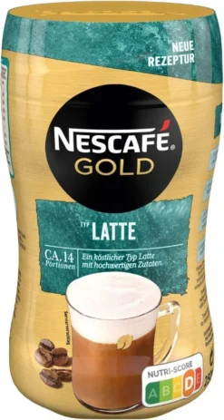 Nescafé® Nescafé Gold Typ Latte | 250g Dose -Haribo || Tassimo || Senseo Verkaufsgeschäft 628f9f195bcd8b1dcc437c83b7def4c3