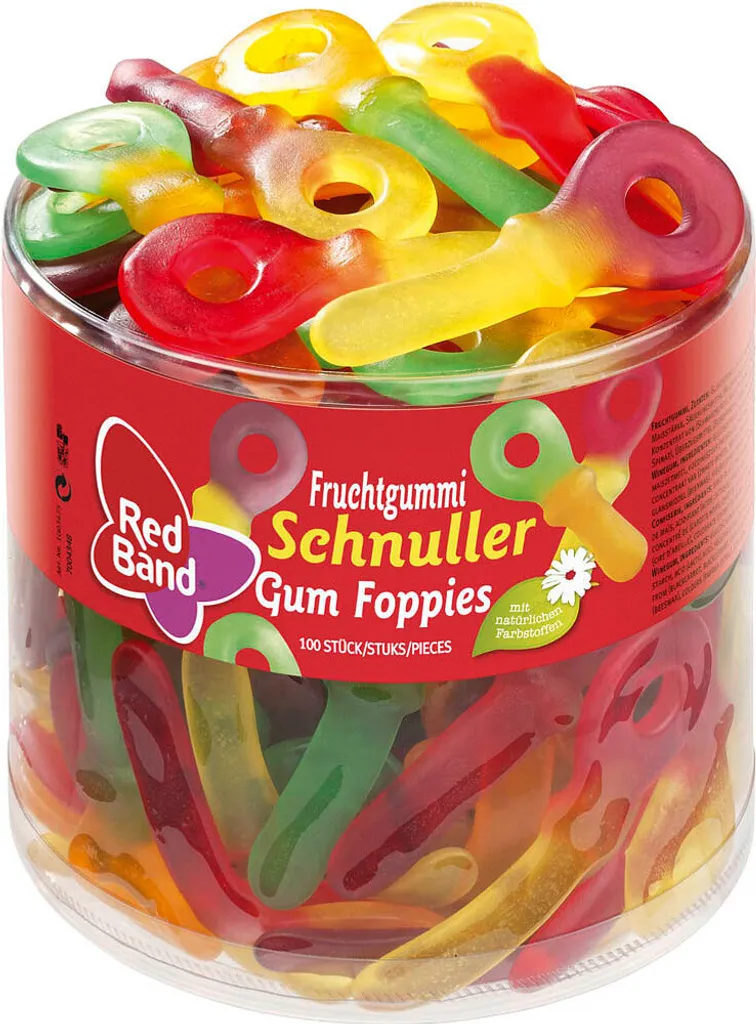 Red Band Fruchtgummi Schnuller 100 Stück, 1150g 11 Red Band Fruchtgummi Schnuller 100 Stück, 1150g – Bild 9