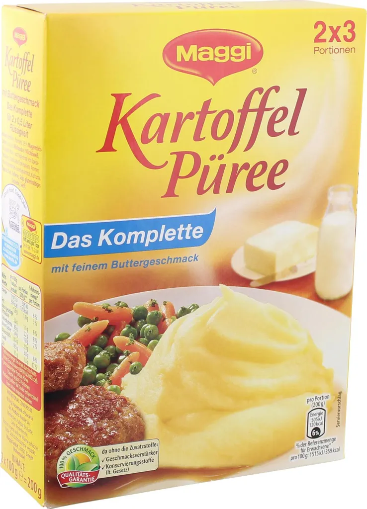 Kartoffelpueree Mit Buttergeschmack 200g 4 Kartoffelpueree Mit Buttergeschmack 200g – Bild 2