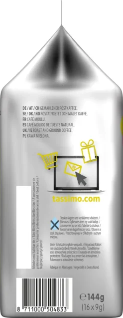 TASSIMO Jacobs Caffè Crema Intenso XL 5er Pack T Discs Kapseln 5 X 16 Getränke -Haribo || Tassimo || Senseo Verkaufsgeschäft 661a3ff3d2f935dc1fa3a8ff279b6fba