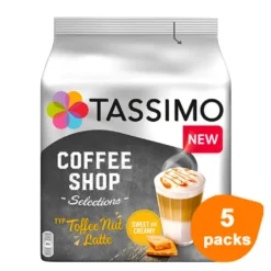 TASSIMO Coffee Shop Selections Toffee Nut Latte T Discs Kapseln 5 X 8 Getränke 15 TASSIMO Coffee Shop Selections Toffee Nut Latte T Discs Kapseln 5 X 8 Getränke -Haribo || Tassimo || Senseo Verkaufsgeschäft 66d8c09b9ef058ac384b1ec2bbe9bdc6