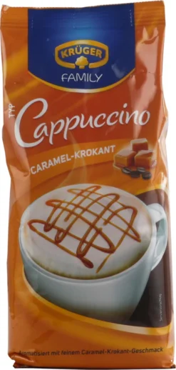 Krüger Family Cappuccino Caramel-Krokant | 500-g-Beutel -Haribo || Tassimo || Senseo Verkaufsgeschäft 6788943fc54e551dd7ad596c0dfb4f5b