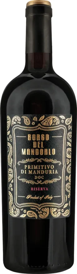 Borgo Del Mandorlo Primitivo Di Manduria Riserva DOC 2018 (0,75ll) Trocken