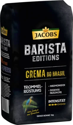 JACOBS Kaffeebohnen Barista Editions Crema Do Brasil 4 X 1 Kg Geröstete Bohnen -Haribo || Tassimo || Senseo Verkaufsgeschäft 6a5a1c7e47c06c487215edd6f7d2c698