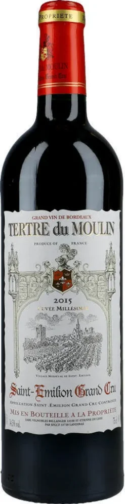 Tertre Du Moulin Saint Emilion Grand Cru Bordeaux AOP Trocken 2017 Frankreich | 12,5 % Vol | 0,75 L -Haribo || Tassimo || Senseo Verkaufsgeschäft 6d4be33733aa2a7a150acc432fb688cb
