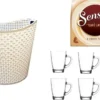 Senseo Latte Pads Für Geeignet Senseo Und Weitere Kaffeemaschinen Aktion+ 6 Kaffeebecher Mit Henkel Plus Wäschekorbaktion Rattan-Design 27 Liter Senseo Kaffeemaschine Senseo Pads -Haribo || Tassimo || Senseo Verkaufsgeschäft 7011b0b63f549044f0d4ddd080e97c84