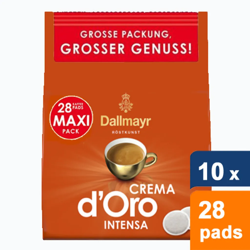 Dallmayr - Crema D'Oro Intensa - 10x 28 Pads 3 Dallmayr - Crema D'Oro Intensa - 10x 28 Pads
