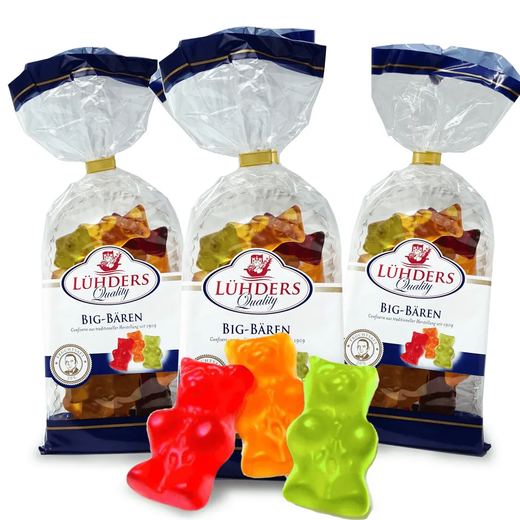 Big-Bären, Große Fruchtgummi Bärchen Mit 20% Fruchtanteil 5 Big-Bären, Große Fruchtgummi Bärchen Mit 20% Fruchtanteil – Bild 3