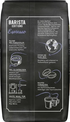 JACOBS Kaffeebohnen Barista Editions Espresso 2 X 1 Kg Espressobohnen Ganze Bohne -Haribo || Tassimo || Senseo Verkaufsgeschäft 734e127f74dd4233374fb070e88fb8f7