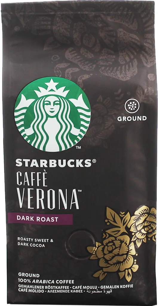 Nestlé® Starbucks Caffè Verona Kaffee, 2er Set, Dark Roast, Röstkaffee, Röstig Süß, Gemahlen, 2 X 200 G 4 Nestlé® Starbucks Caffè Verona Kaffee, 2er Set, Dark Roast, Röstkaffee, Röstig Süß, Gemahlen, 2 X 200 G – Bild 2