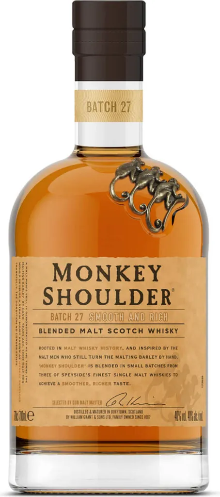Monkey Shoulder Blended Malt Scotch Whisky | 40 % Vol | 0,7 L 6 Monkey Shoulder Blended Malt Scotch Whisky | 40 % Vol | 0,7 L – Bild 4