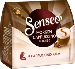 SENSEO Pads Typ Morgen Cappuccino Intense 10 X 8 Pads 80 Getränke 18 SENSEO Pads Typ Morgen Cappuccino Intense 10 X 8 Pads 80 Getränke -Haribo || Tassimo || Senseo Verkaufsgeschäft 752db9dd19d9fb1d788a2db5ca977444