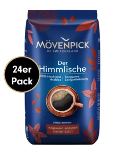 Kaffee-Mega-Sparpaket DER HIMMLISCHE Von Mövenpick, 24x500g Bohnen
