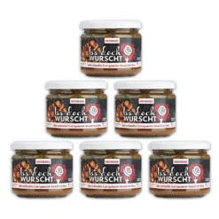 Iss Doch Wurscht Currywurst Snack Erdbeere 6er Set 6x 250g Wurst Ist Rostbrat