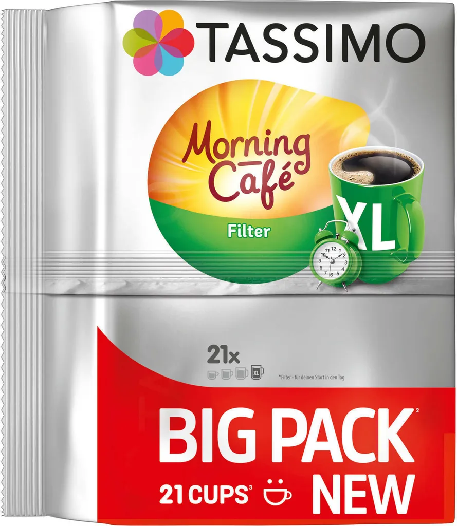TASSIMO Morning Café XL Big Packs Mix-Paket 3 Sorten 6 Packungen 126 Getränke 5 TASSIMO Morning Café XL Big Packs Mix-Paket 3 Sorten 6 Packungen 126 Getränke – Bild 3