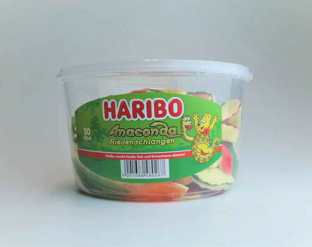 Haribo Fruchtgummi Mit Schaumzucker Anaconda Riesenschlangen 30 Stück 13 Haribo Fruchtgummi Mit Schaumzucker Anaconda Riesenschlangen 30 Stück – Bild 11