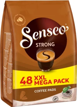 SENSEO Pads Strong Senseopads 4 X 48 Getränke Kaffeepads XXL Packs + 1 Senseo Dose -Haribo || Tassimo || Senseo Verkaufsgeschäft 783406ceebbb080d66d617d699ed3635