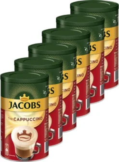 JACOBS Typ Cappuccino 6 X 400 G Dosen Feine Cremigkeit - Viel Schaum -Haribo || Tassimo || Senseo Verkaufsgeschäft 78531c8a7c62981108f61278ee6b4e92
