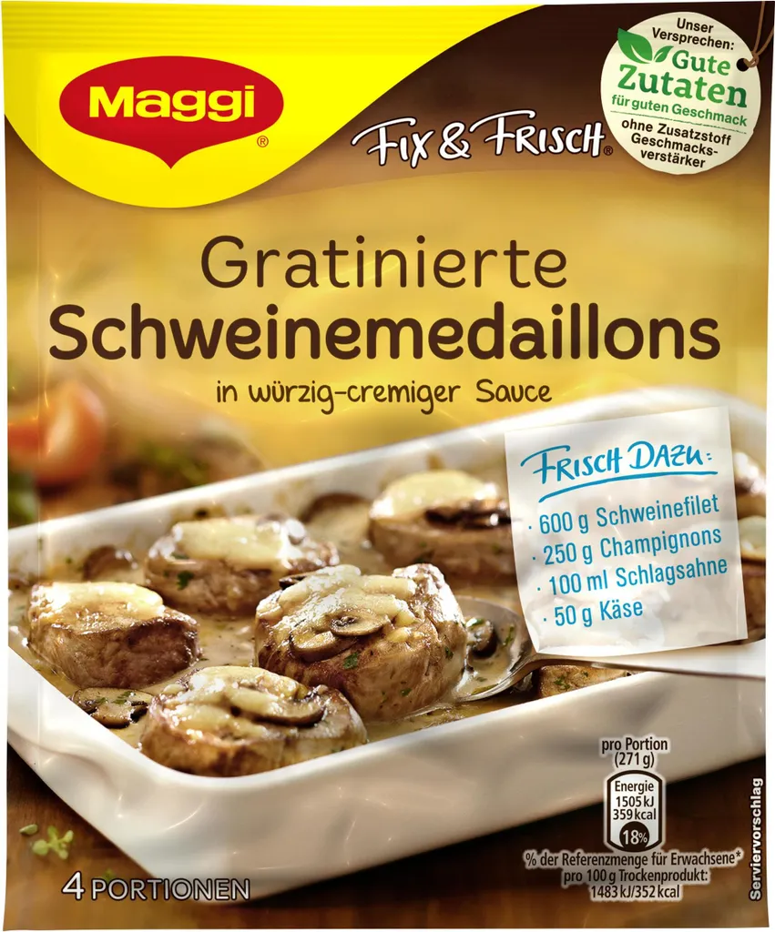 Maggi Fix&frisch Gratinierte Schweine 4 Maggi Fix&frisch Gratinierte Schweine – Bild 2