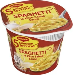 Maggi 5 Minuten Terrine Spaghetti In Cremiger Käse Sahne Sauce 62g -Haribo || Tassimo || Senseo Verkaufsgeschäft 7aade1855af758a8760225df265c4446