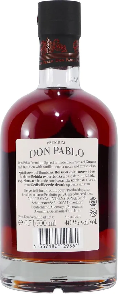 Don Pablo Premium Spiced Rum 3 Don Pablo Premium Spiced Rum