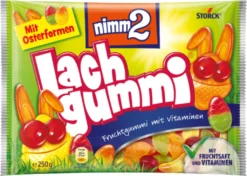 Nimm2 Lachgummi Ostern Fruchtgummi Mit Vitaminen In Osterformen 250g