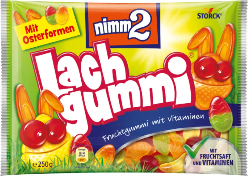 Nimm2 Lachgummi Ostern Fruchtgummi Mit Vitaminen In Osterformen 250g 3 Nimm2 Lachgummi Ostern Fruchtgummi Mit Vitaminen In Osterformen 250g