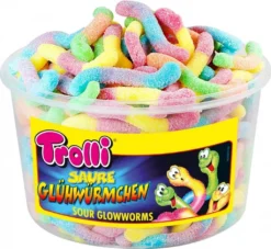 Trolli Glühwürmchen Sauer Gezuckerte Fruchtgummi Glühwürmchen 1050g -Haribo || Tassimo || Senseo Verkaufsgeschäft 7d1363bee959e3a894c4ad46888b83fb