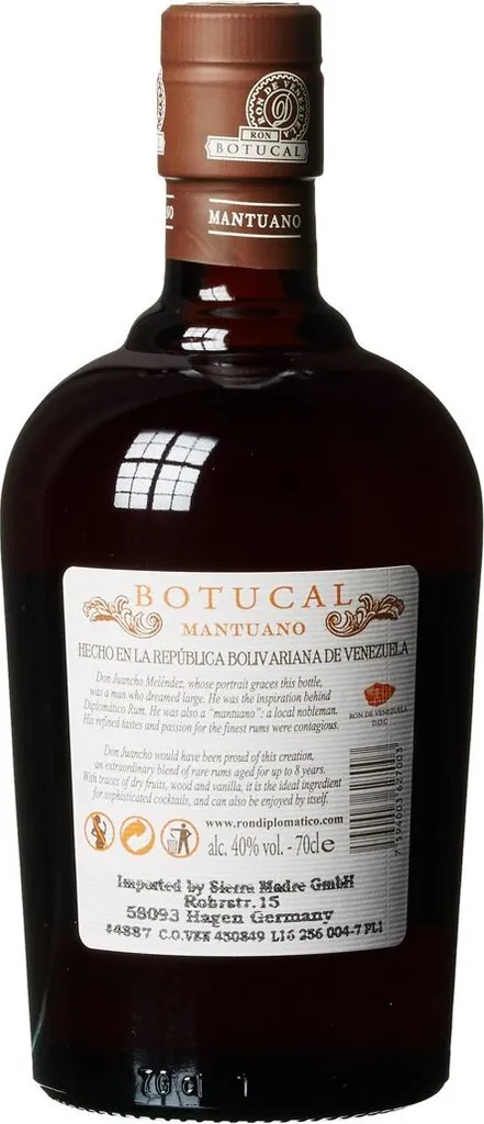 Botucal Rum Mantuano | 40 % Vol | 0,7 L 4 Botucal Rum Mantuano | 40 % Vol | 0,7 L – Bild 2