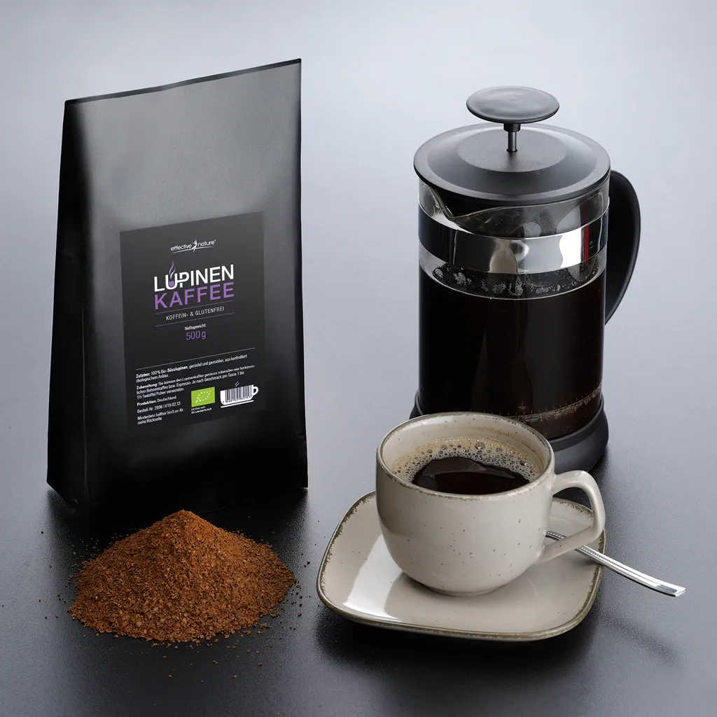 Effective Nature Lupinenkaffee - 500 G Pulver - Der Ideale Kaffeeersatz - Gluten- Und Koffeinfrei - Bio-Qualität 4 Effective Nature Lupinenkaffee - 500 G Pulver - Der Ideale Kaffeeersatz - Gluten- Und Koffeinfrei - Bio-Qualität – Bild 2