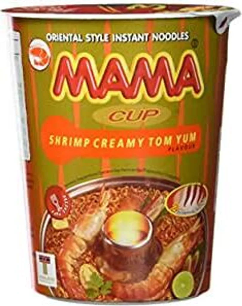 Mama Instant-Cup-Nudeln, Tom Yum, Creamy, (8 X 70 G 3 Mama Instant-Cup-Nudeln, Tom Yum, Creamy, (8 X 70 G