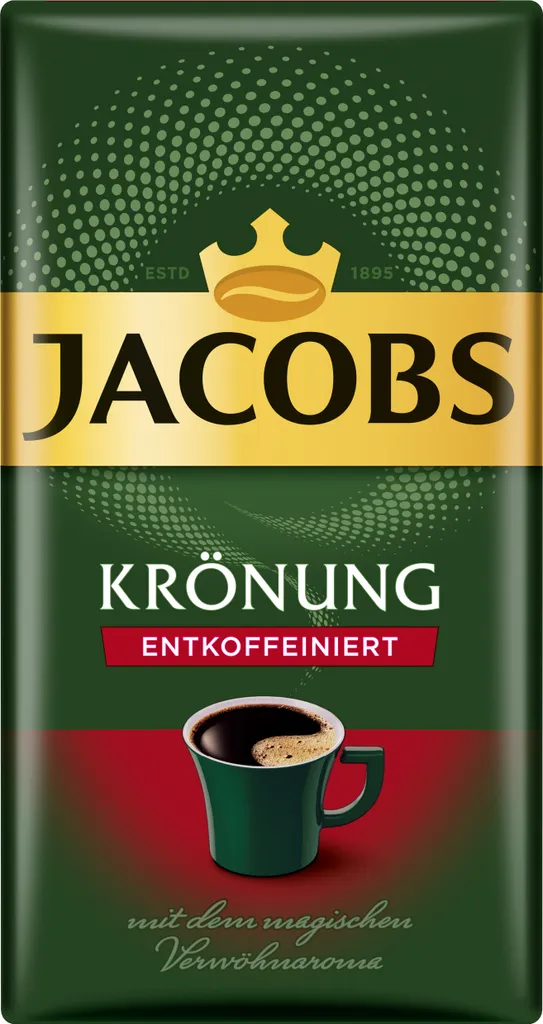 Jacobs Filterkaffee Krönung Entkoffeiniert | Gemahlen | 500g 3 Jacobs Filterkaffee Krönung Entkoffeiniert | Gemahlen | 500g