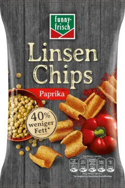 Funny Linsen Chips Paprika 90g