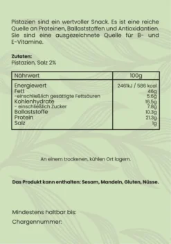 Sweet Organic Pistazien, Geröstet Und Gesalzen 500g | Ungeschält | Zip-Beutel -Haribo || Tassimo || Senseo Verkaufsgeschäft 8332b9018632fac0c10505a0896359b6