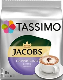 Tassimo Jacobs Cappuccino Choco | 8 T Discs, Kaffeekapseln -Haribo || Tassimo || Senseo Verkaufsgeschäft 8380f5c74ecc88431f464e7ab4490c08