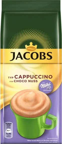 Jacobs Momente Choco Cappuccino Nuss, Mild Mit Schokonote Nachfüllbeutel, 12 X 500g -Haribo || Tassimo || Senseo Verkaufsgeschäft 84e0c492096eec52c694ce9914fca406