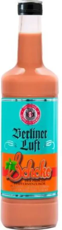 Berliner Luft Schoko-Likör | 15 % Vol | 0,7 L -Haribo || Tassimo || Senseo Verkaufsgeschäft 86254830837ef8c6dc434b5ca77b6abb