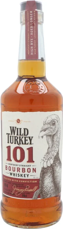Wild Turkey 101 Kentucky Straight Bourbon Whiskey | 50,5 % Vol | 0,7 L -Haribo || Tassimo || Senseo Verkaufsgeschäft 86e2e18f12d0de92a6568c084ebbabcd