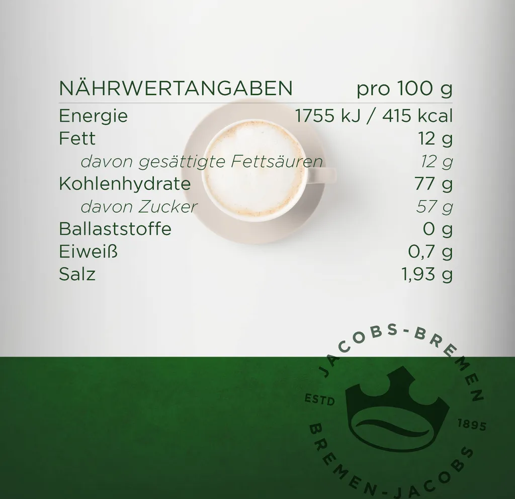 JACOBS Professional Löskaffee Typ Cappuccino Vanilla 10 X 1 Kg Löslicher Kaffee 7 JACOBS Professional Löskaffee Typ Cappuccino Vanilla 10 X 1 Kg Löslicher Kaffee – Bild 5