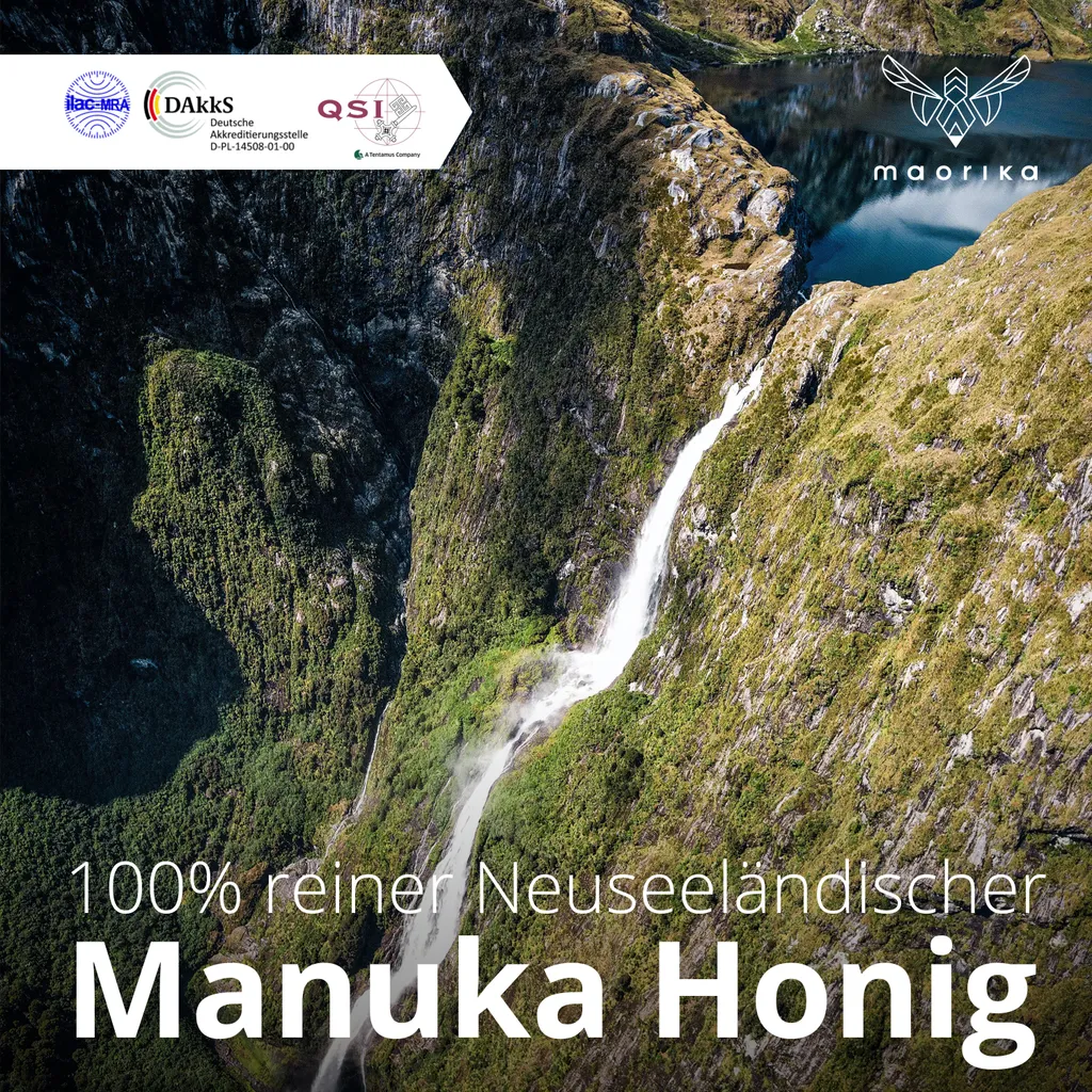 Manuka Honig 250 MGO + 250g Im Glas (lichtundurchlässig, Kein Plastik) Original Aus Neuseeland Maorika 9 Manuka Honig 250 MGO + 250g Im Glas (lichtundurchlässig, Kein Plastik) Original Aus Neuseeland Maorika – Bild 7