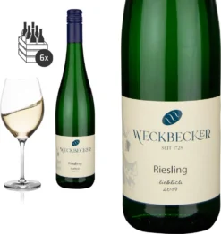 6er Karton 2019 Riesling Süß Moselkerner Rosenberg Weckbecker - Weißwein