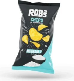 ROB'S CHIPS Originals Kartoffelchips WIE SIE SEIN SOLLTEN 6x 120g Meersalz