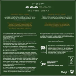 Jacobs Kaffeekapseln Krönung Crema, 20 Nespresso®* Kompatible Kapseln, 1 X 20 Getränke 9 Jacobs Kaffeekapseln Krönung Crema, 20 Nespresso®* Kompatible Kapseln, 1 X 20 Getränke -Haribo || Tassimo || Senseo Verkaufsgeschäft 88803a0d85c94477b5ab424d06a22687