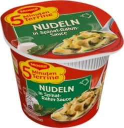 Maggi 5 Minuten Terrine Nudeln In Cremiger Spinat Rahmsauce 50g -Haribo || Tassimo || Senseo Verkaufsgeschäft 893aadd896a99016f346f4f4f93e4294